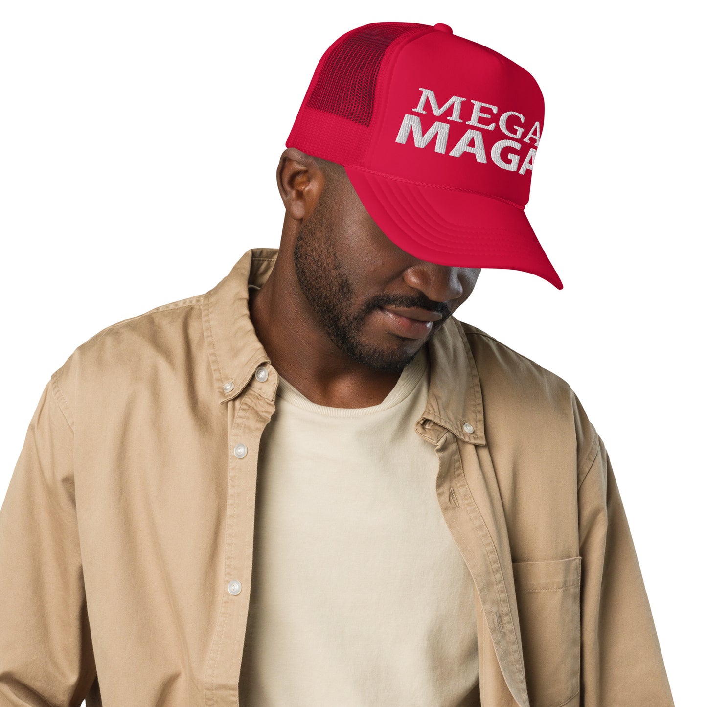 MEGA MAGA Foam trucker hat