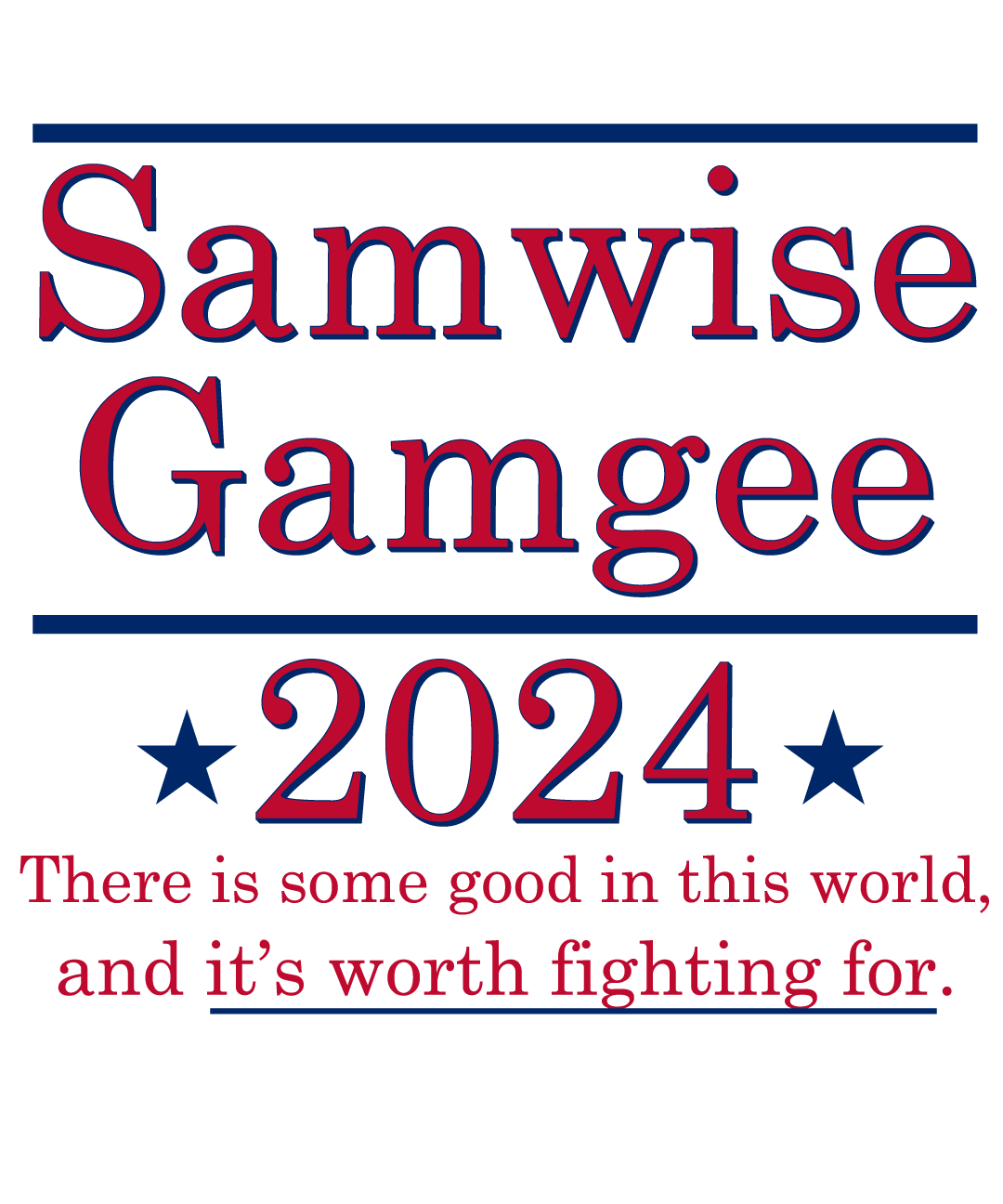 Samwise Gamgee 2024, Unisex t-shirt