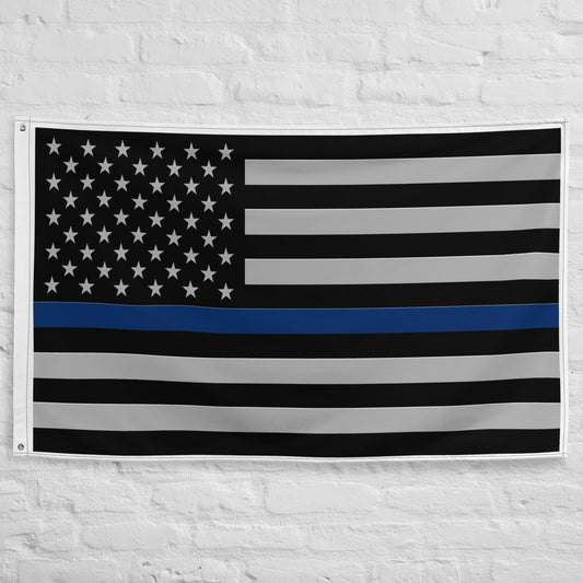 Thin blue line American Flag