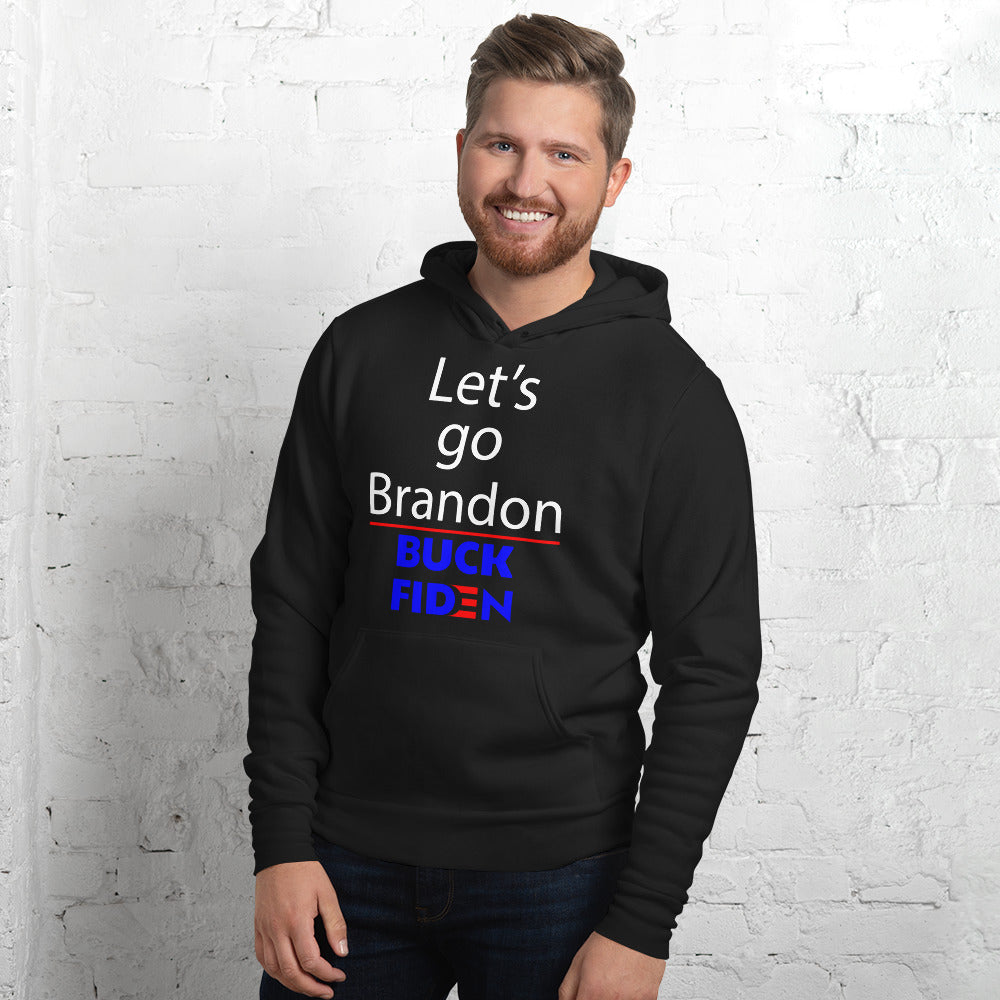 Let's go Brandon, BUCK FIDEN Unisex hoodie