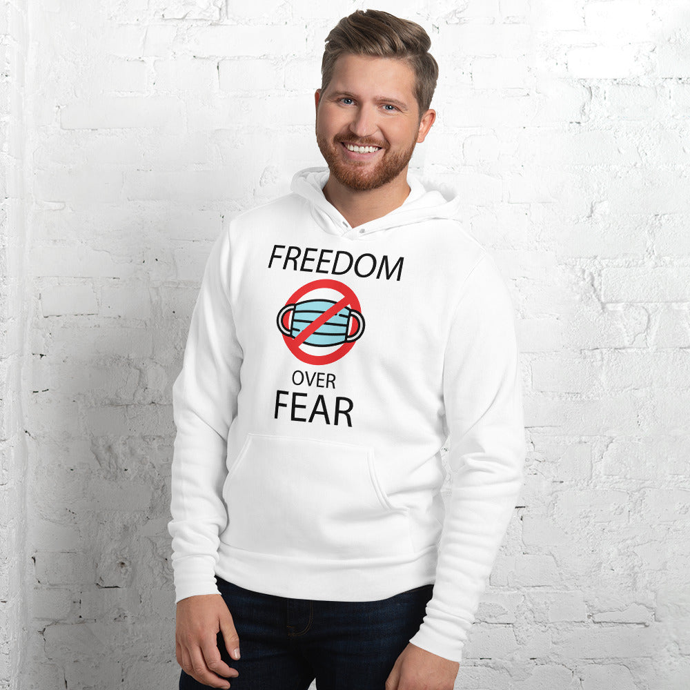 FREEDOM OVER FEAR, Unisex hoodie