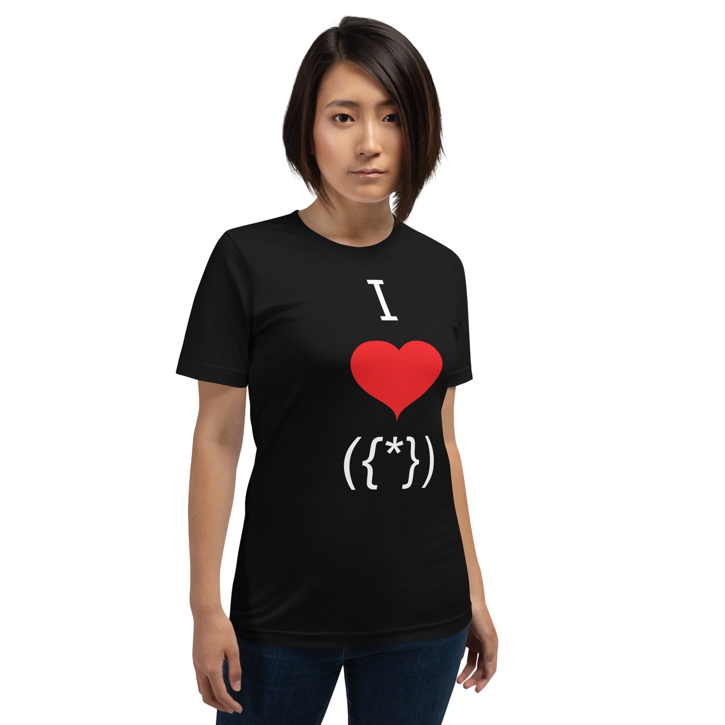 I love it, Unisex t-shirt