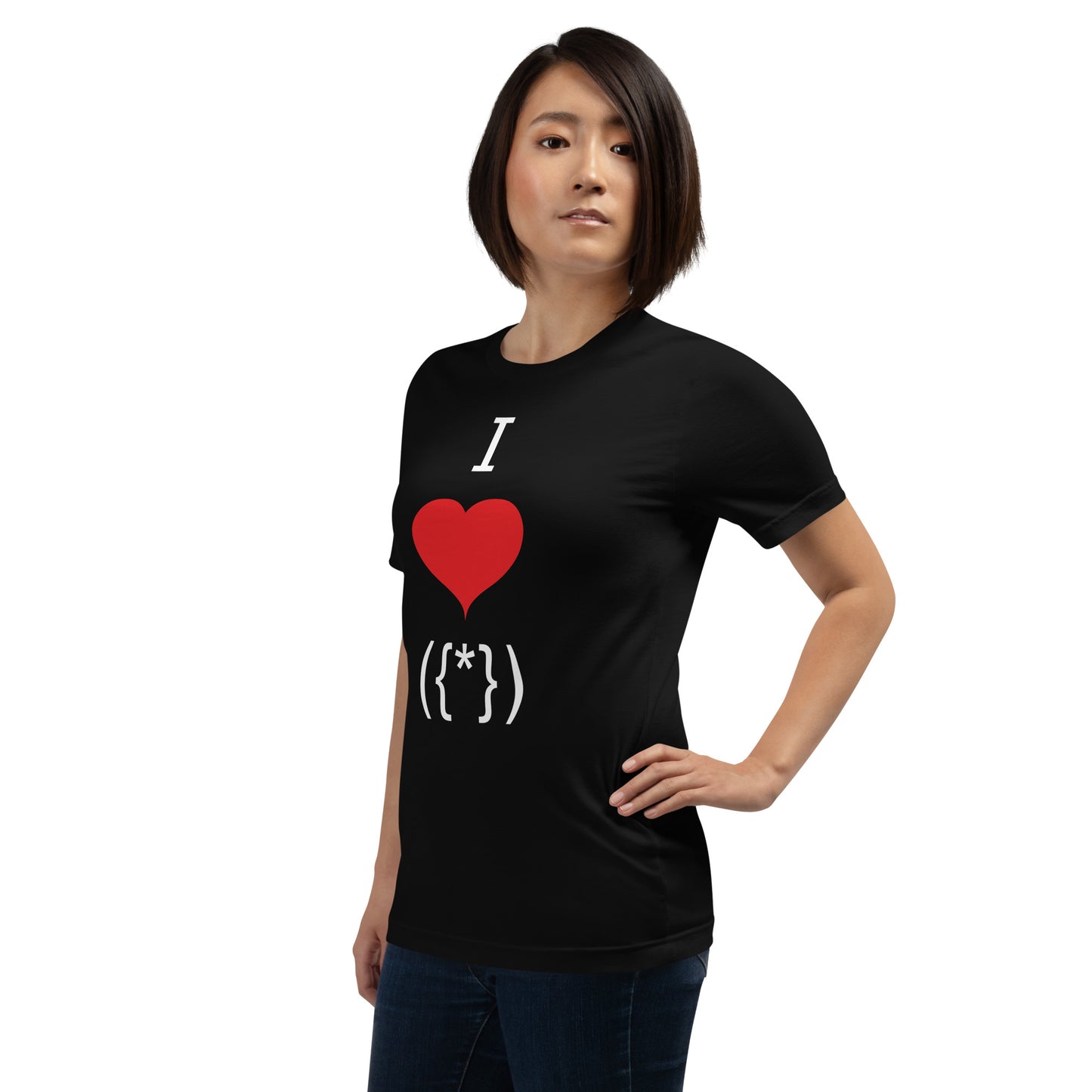 I love it, Unisex t-shirt