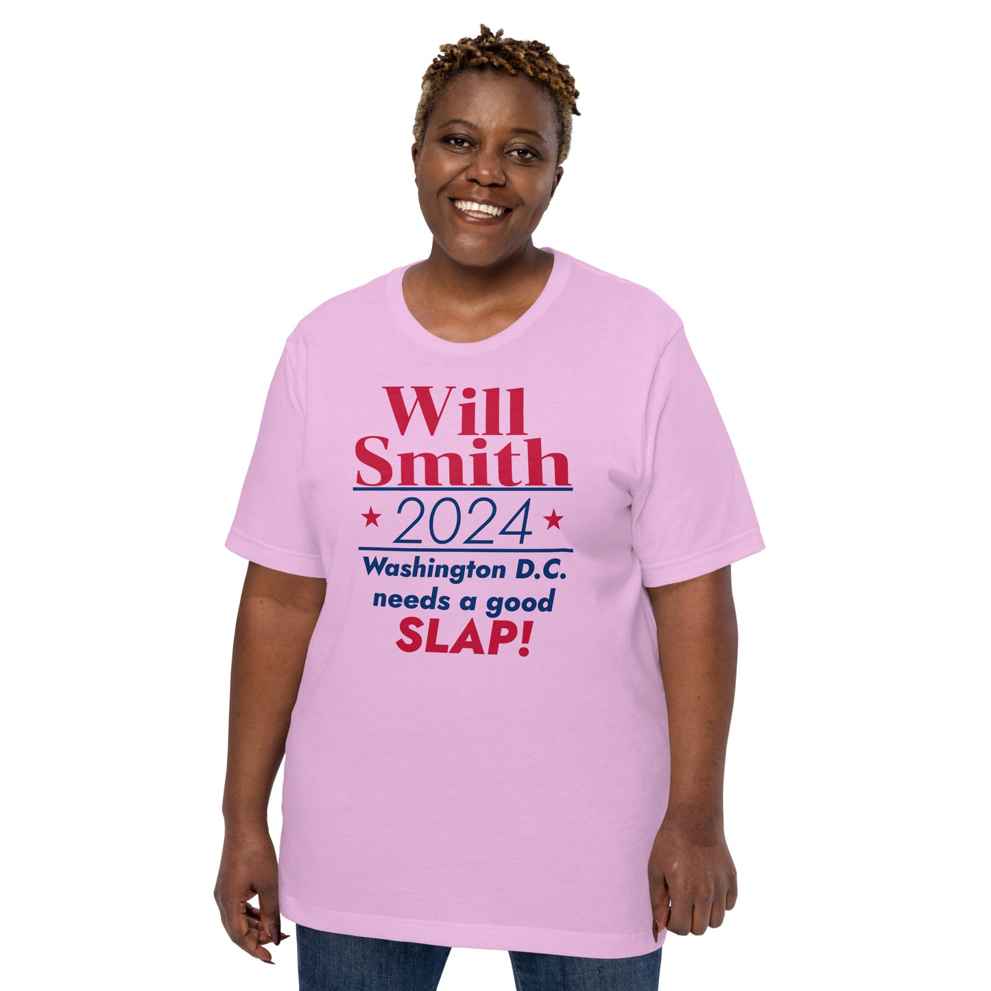 Will Smith 2024, Washington D.C. needs a good slap. Unisex t-shirt