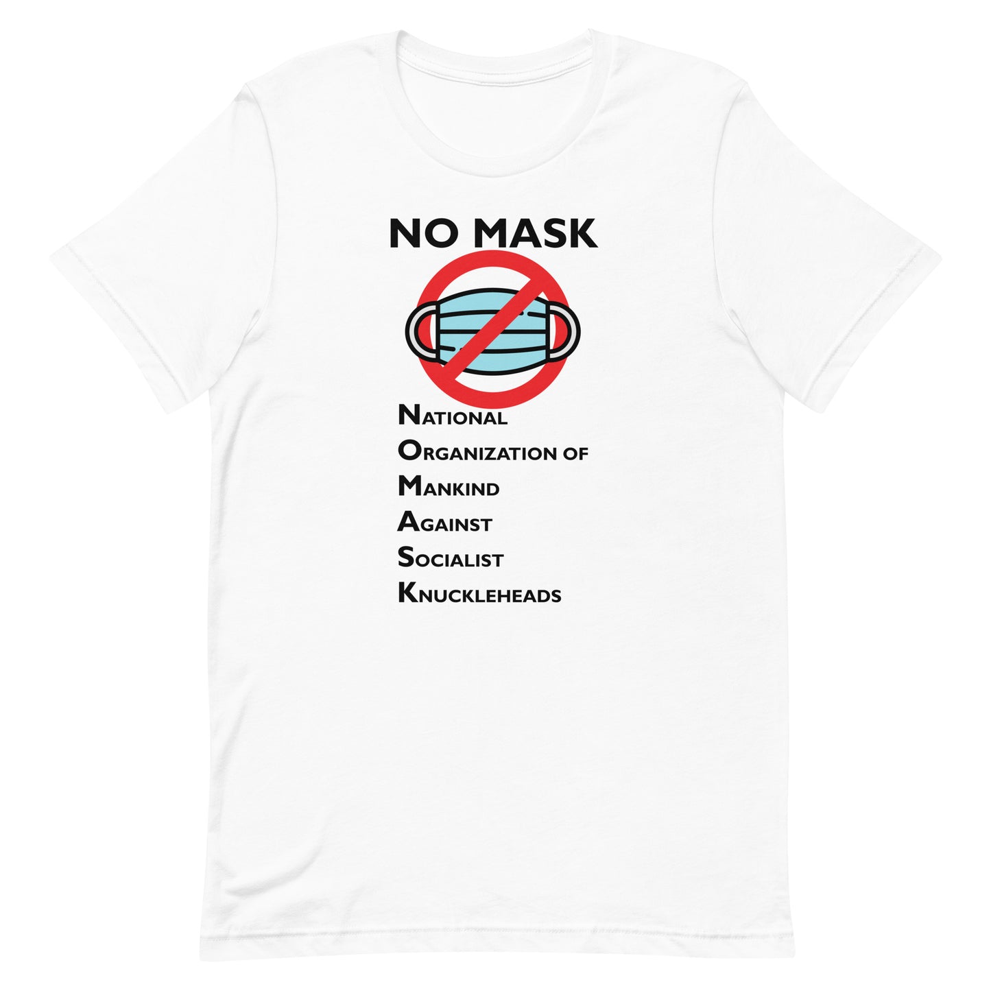 NO MASK, Unisex t-shirt